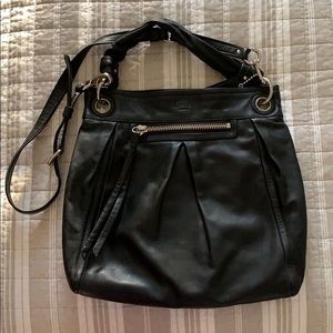 Coach leather shoulder bag